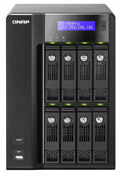 QNAP TS-809 Pro Turbo NAS 3.5