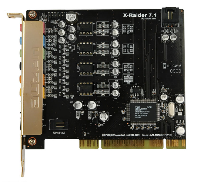 Auzentech X-Raider 7.1 Internal 7.1channels PCI