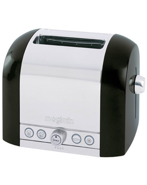Magimix Le Toaster 2 2Scheibe(n) 1150W Schwarz, Silber Toaster
