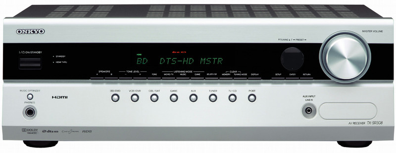 ONKYO TX-SR308 5.1Kanäle Silber AV-Receiver