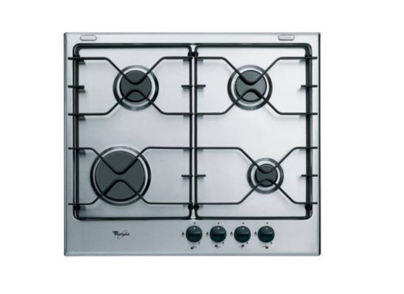 Whirlpool AKT 601/IX Встроенный Gas hob Нержавеющая сталь