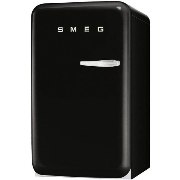Smeg FAB10LNE Отдельностоящий 114л A+ Черный комбинированный холодильник