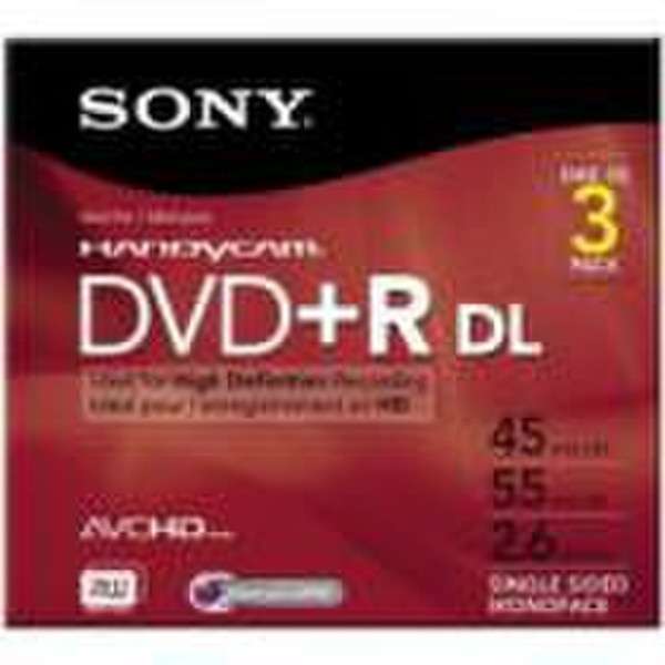 Sony 3 DVD+R DL