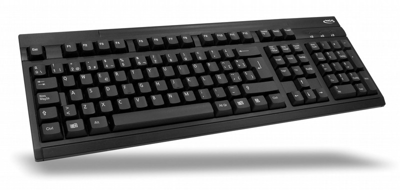 NGS Cute Black USB QWERTY Black keyboard