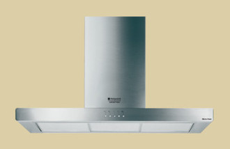Hotpoint HB 90 P/HA Wand-montiert 1100m³/h Edelstahl Dunstabzugshaube