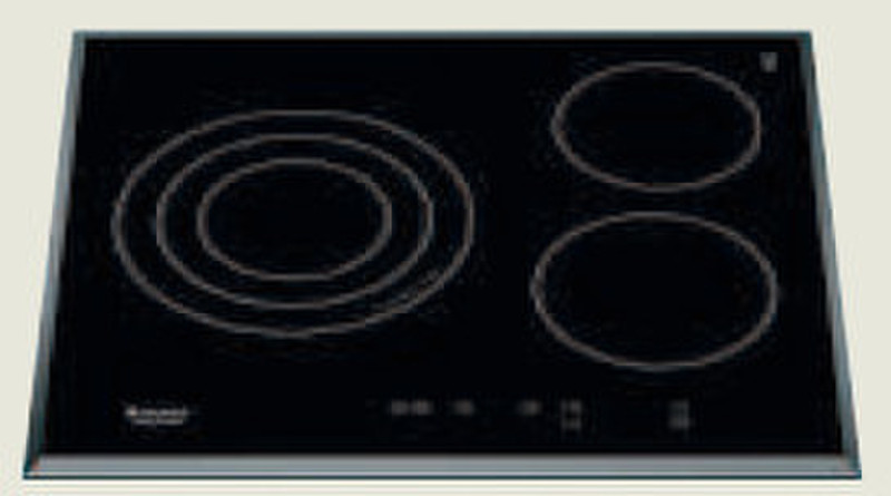 Hotpoint KRA 631 T B Eingebaut Ceramic hob Schwarz Kochfeld