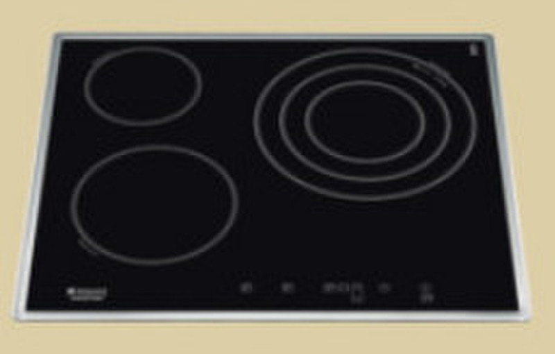 Hotpoint KRA 631 T X Eingebaut Electric hob Schwarz Kochfeld