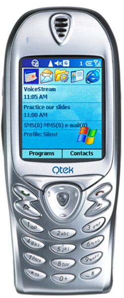Qtek 8060 Черный, Cеребряный смартфон
