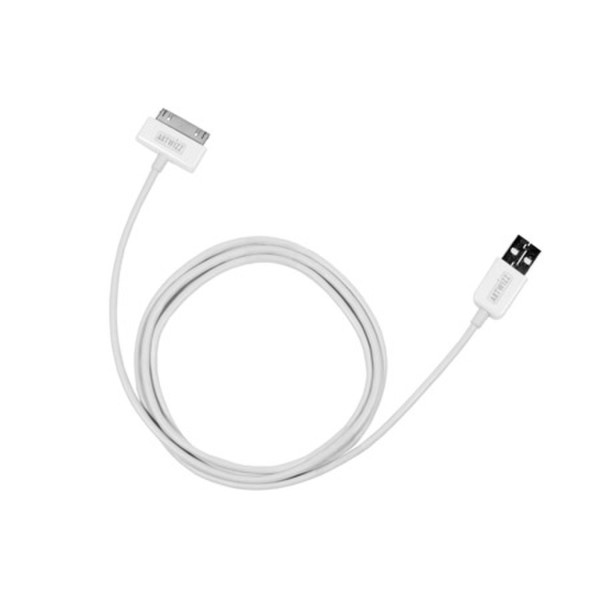 Artwizz USB Cable for iPod & iPhone Белый дата-кабель мобильных телефонов