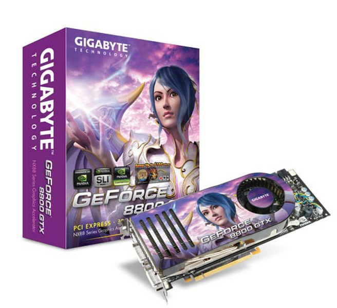 Gigabyte NX88X768H-RH GeForce 8800 GTX GDDR3 видеокарта