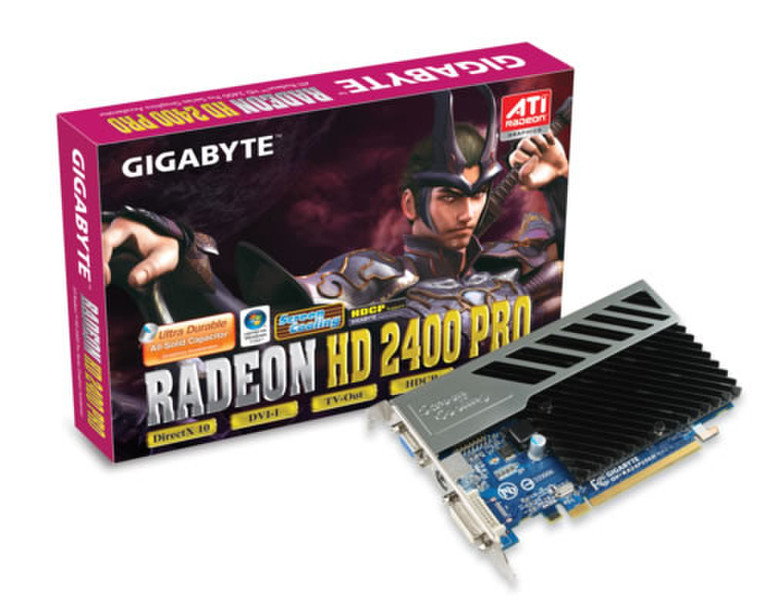 Gigabyte GV-RX24P256H-B GDDR2 graphics card