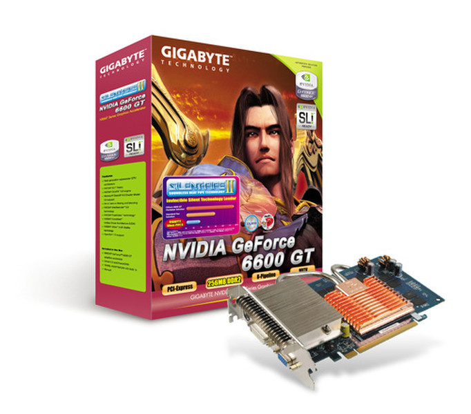 Gigabyte GeForce6600, PCI-E x16, 256 MB GDDR2