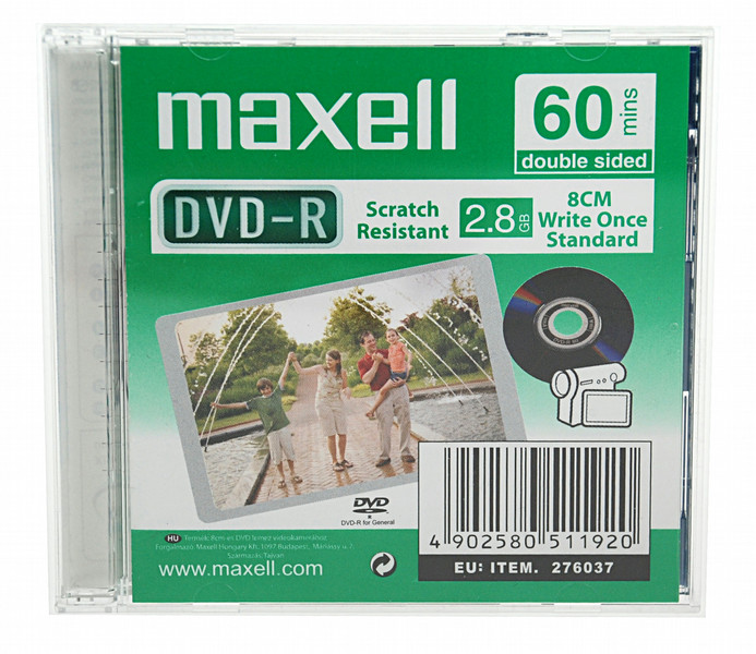 Maxell DVD-R 2.8ГБ DVD-R 1шт