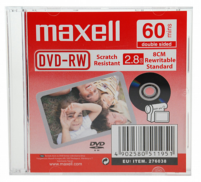 Maxell DVD-RW 2.8GB DVD-RW 1Stück(e)