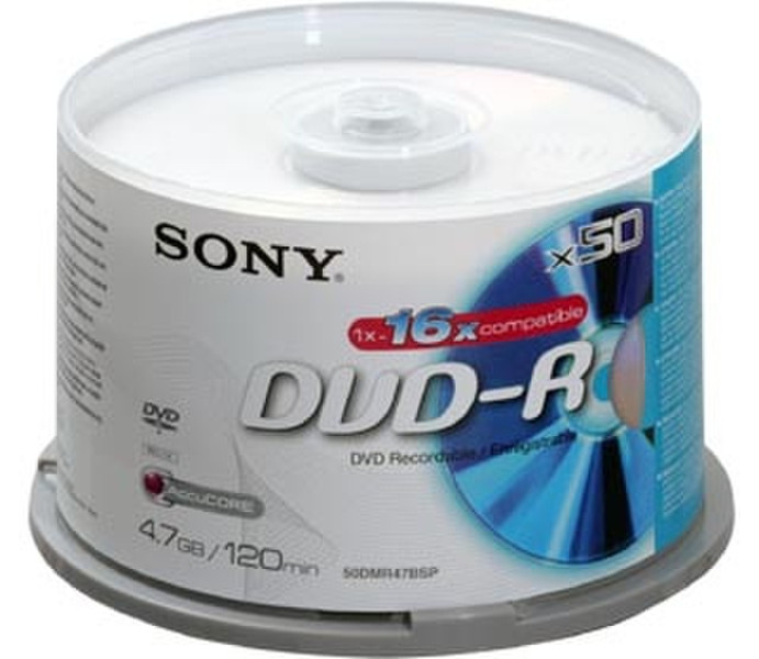 Sony 40X10DMRSP-IT 4.7GB DVD-R 50Stück(e) DVD-Rohling