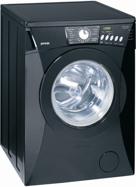 Gorenje WA72145BK Отдельностоящий Фронтальная загрузка 7кг 1400об/мин A-10% Черный стиральная машина