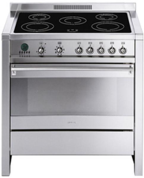 Smeg CS19ID-6 Freestanding Ceramic A Stainless steel cooker