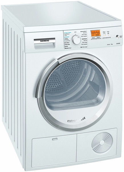 Siemens WT46S583FF freestanding Front-load 8kg White tumble dryer