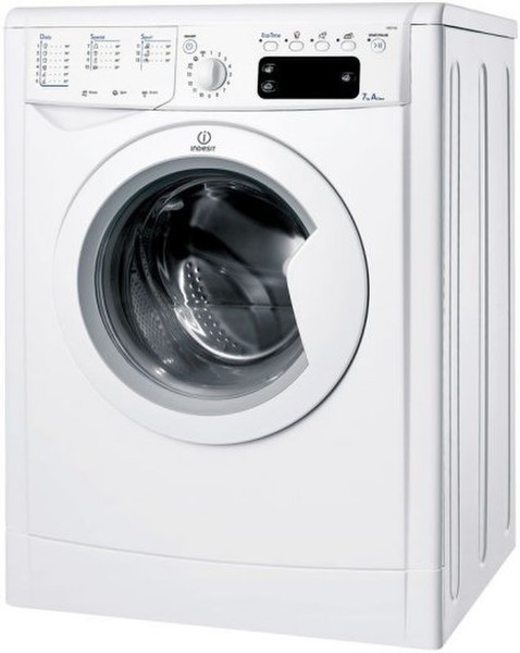 Indesit Maxi IWE 7128 B (EU) Freistehend Frontlader 7kg 1200RPM A+ Weiß Waschmaschine