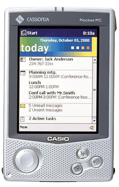 Casio Cassiopeia E-115 3.8Zoll 240 x 320Pixel Touchscreen 255g Silber Handheld Mobile Computer