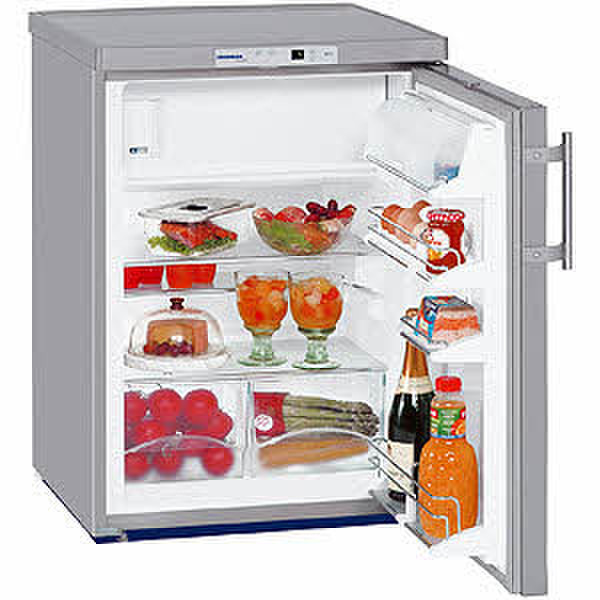 Liebherr KTPesf 1554 Premium freestanding Silver combi-fridge
