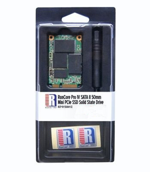 RunCore 32GB Pro IV Light 50mm mini-SATA PCI-e SSD PCI Express SSD-диск