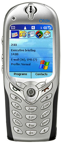 Qtek 7070 Schwarz, Silber Smartphone