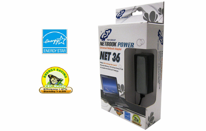FSP/Fortron NET 36 36Вт Черный адаптер питания / инвертор