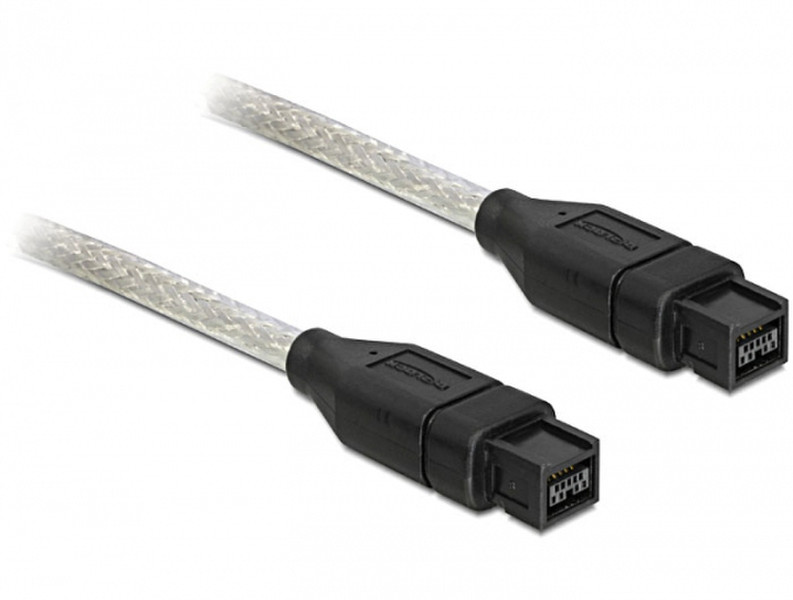 DeLOCK FireWire B/B, 1.0m 1m Grey firewire cable