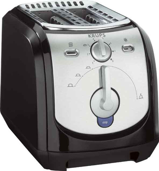 Krups F EM2 41 2slice(s) 1100W Black,Chrome toaster