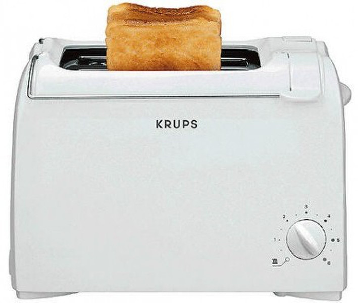 Krups F 151 70 2ломтик(а) 700Вт Белый тостер