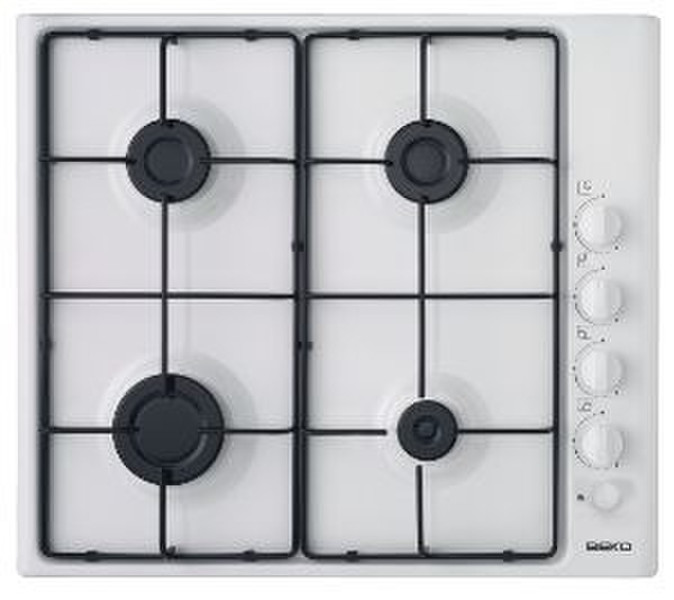 Beko HTZG 64111 SW Eingebaut Gaskochfeld Weiß