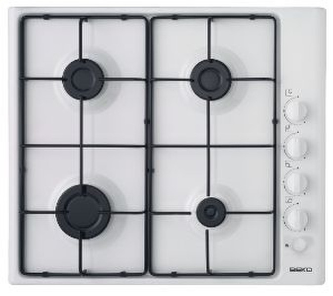 Beko HTZG 64112 SW Eingebaut Gaskochfeld Weiß