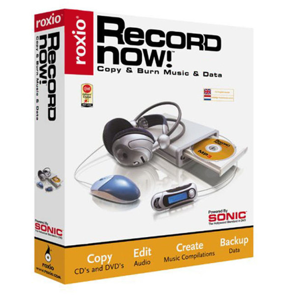 Roxio RecordNow 7.0, 10001+u, EN, GOV/EDU