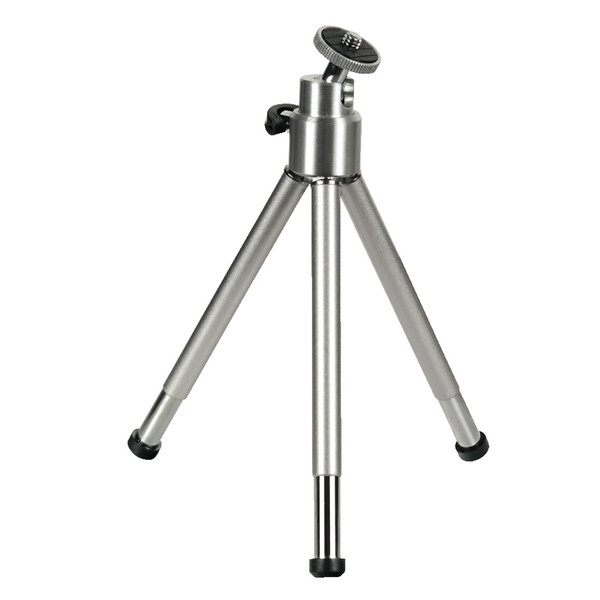 Hama Mini Tripod with Ball Tilt Head, silver Silver tripod