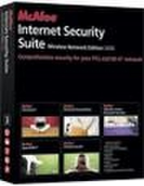 McAfee Internet Security Suite -- Wireless Network Edition 3пользов. DUT