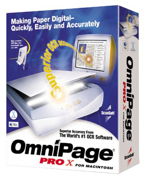 Nuance OmniPage Pro X, 1001+u, EN