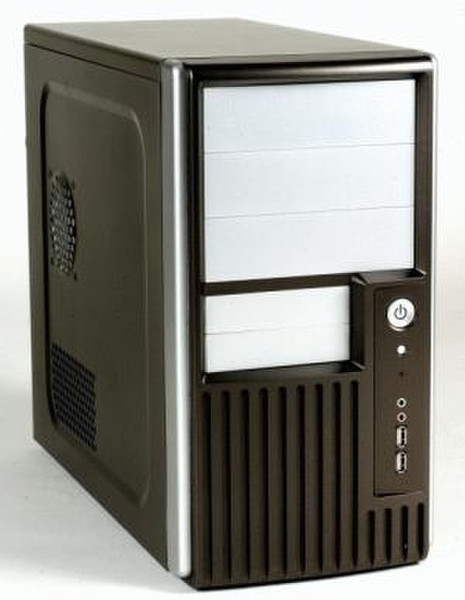 Bon Chic Vitex Micro silver/black 350 W P4 Mini-Tower 350W Black,Silver computer case