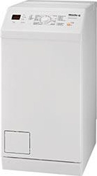 Miele W 261 Honeycomb Care Toploader freestanding Top-load 5.5kg A+ White washing machine