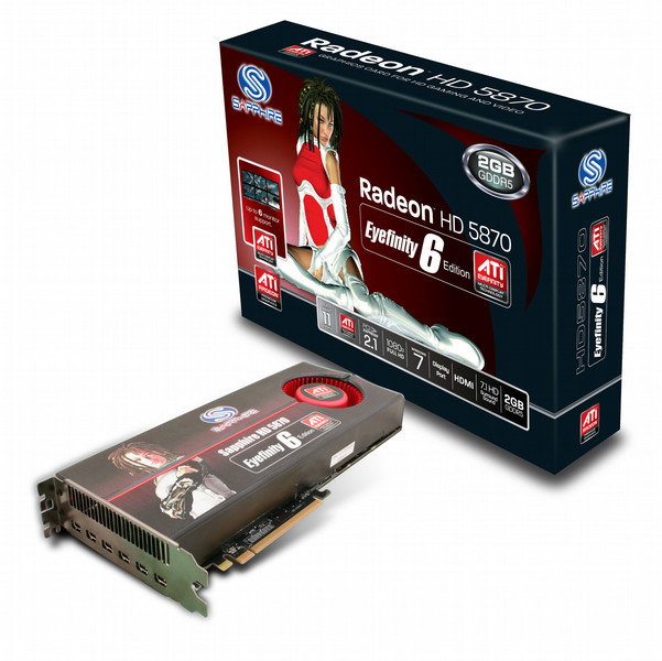 Sapphire HD5870 2GB Eyefinity 6 2GB GDDR5