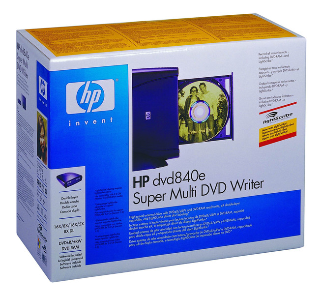 Lite-On HP dvd840e Super Multi DVD Writer Black optical disc drive