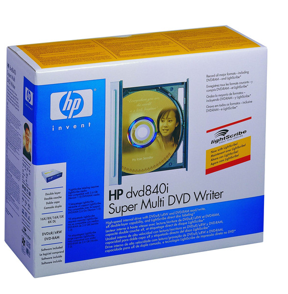 Lite-On HP dvd840i Super Multi DVD Writer Internal Black optical disc drive