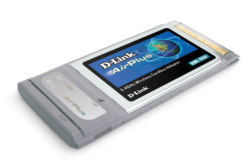 D-Link NIC ENet PCCard Wless 32bit 22Mpbs 22Мбит/с сетевая карта