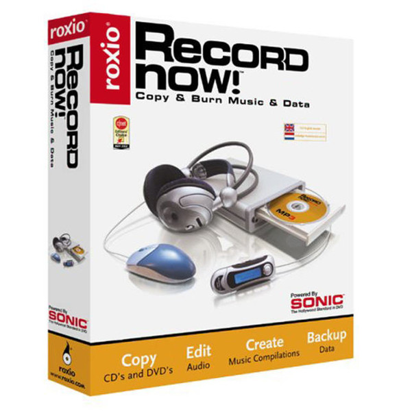 Roxio RecordNow 7.0 Deluxe, 10-500u, EN