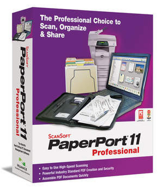 Nuance PaperPort Professional 11, 51-100u, EDU, ENG