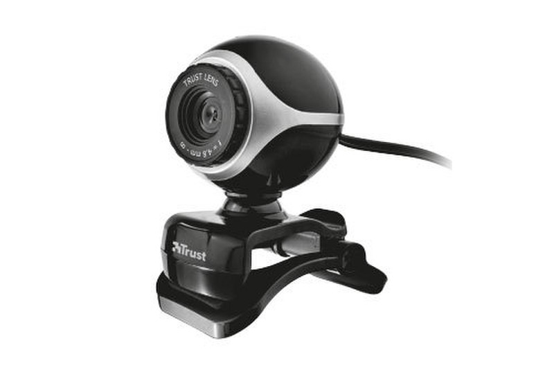 Trust Exis Webcam 640 x 480пикселей Черный вебкамера