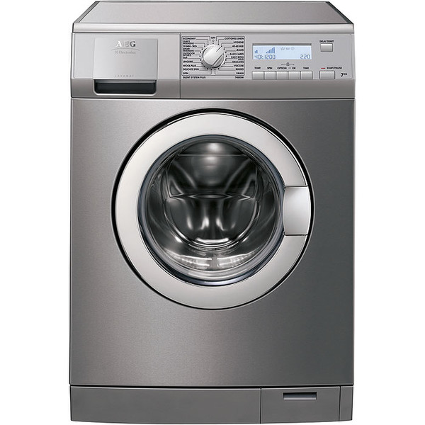 AEG L74850M freestanding Front-load 7kg 1400RPM A+ Stainless steel washing machine