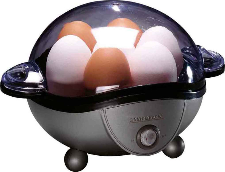 Gastroback 42801 7яйца 350Вт Черный, Cеребряный egg cooker