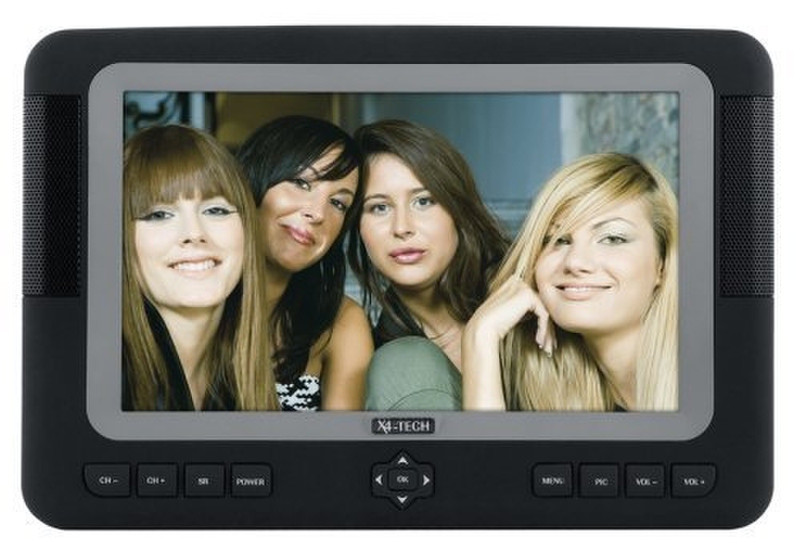 X4-TECH Zelo T9+ 9" 640 x 234pixels Black portable TV