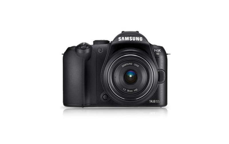Samsung NX NX10 Kompaktkamera 14.6MP CMOS 4592 x 3056Pixel Schwarz